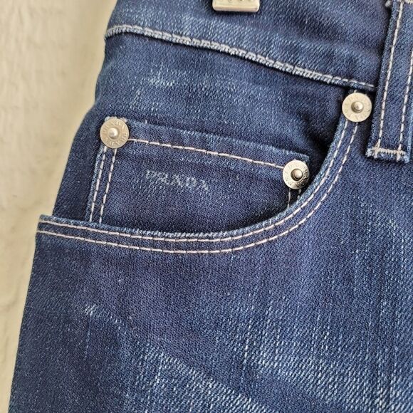 Prada Relax Fit Flared Jeans - Picture 4 of 12